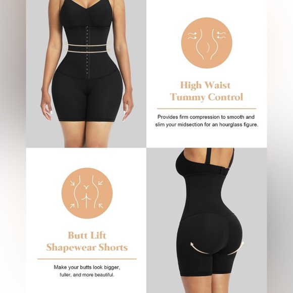 New FeelinGirl Tummy Control High Waisted Body Shaper Size 3XL - Picture 4 of 9